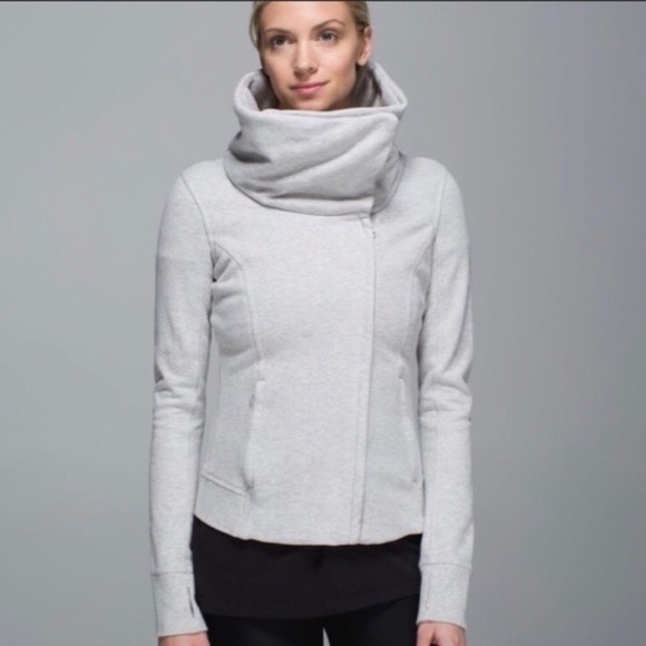 Lululemon Karmacollected Cotton Zip Snap Jacket EUC - Picture 2 of 13